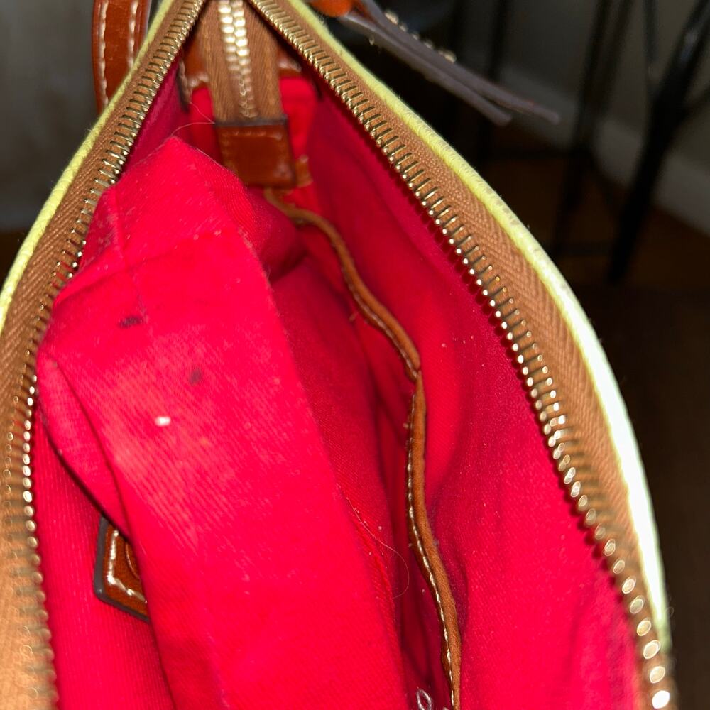 Dooney & Bourke All Leather Pebble Leather Crossbody / Shoulder Bag - Picture 13 of 16